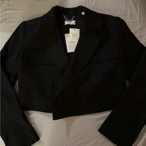 A.L.C. Black Cropped Blazer